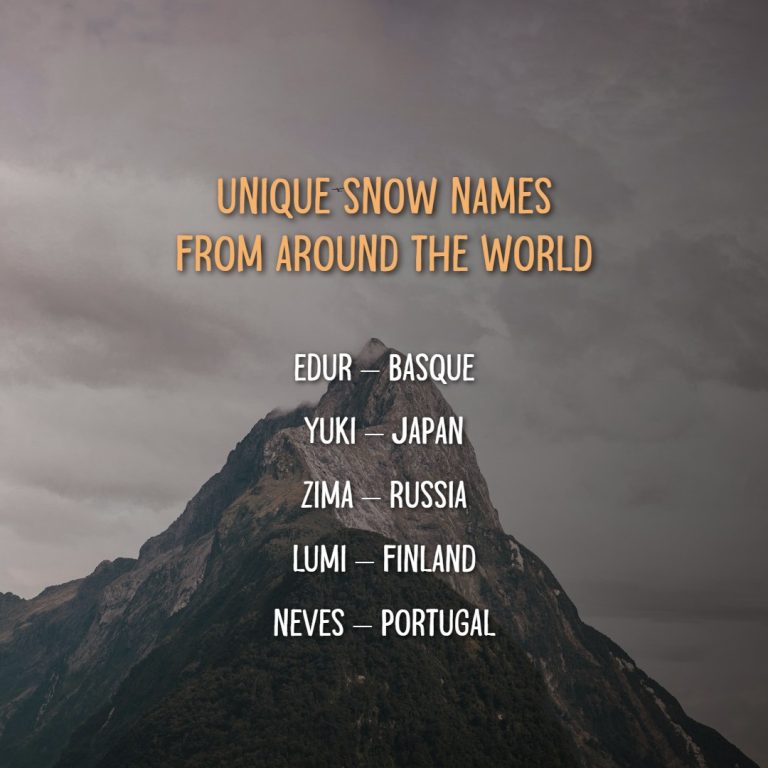 150+ Beautiful Names That Mean Snow for Boys, Girls, and Unisex ...