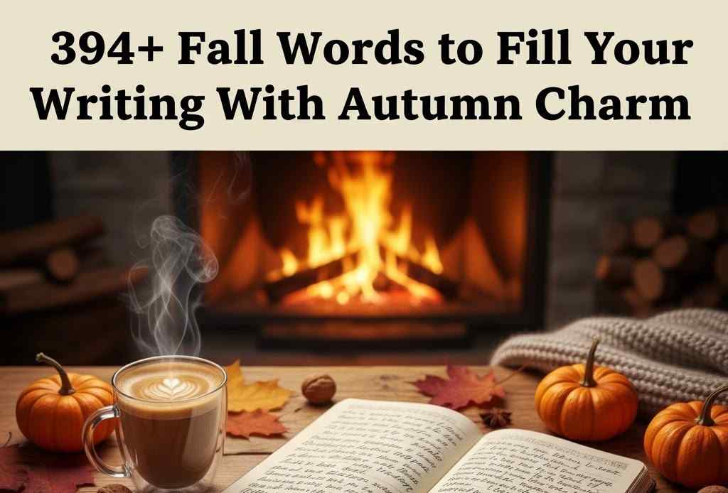 394+ Fall Words to Fill Your Writing With Autumn Charm