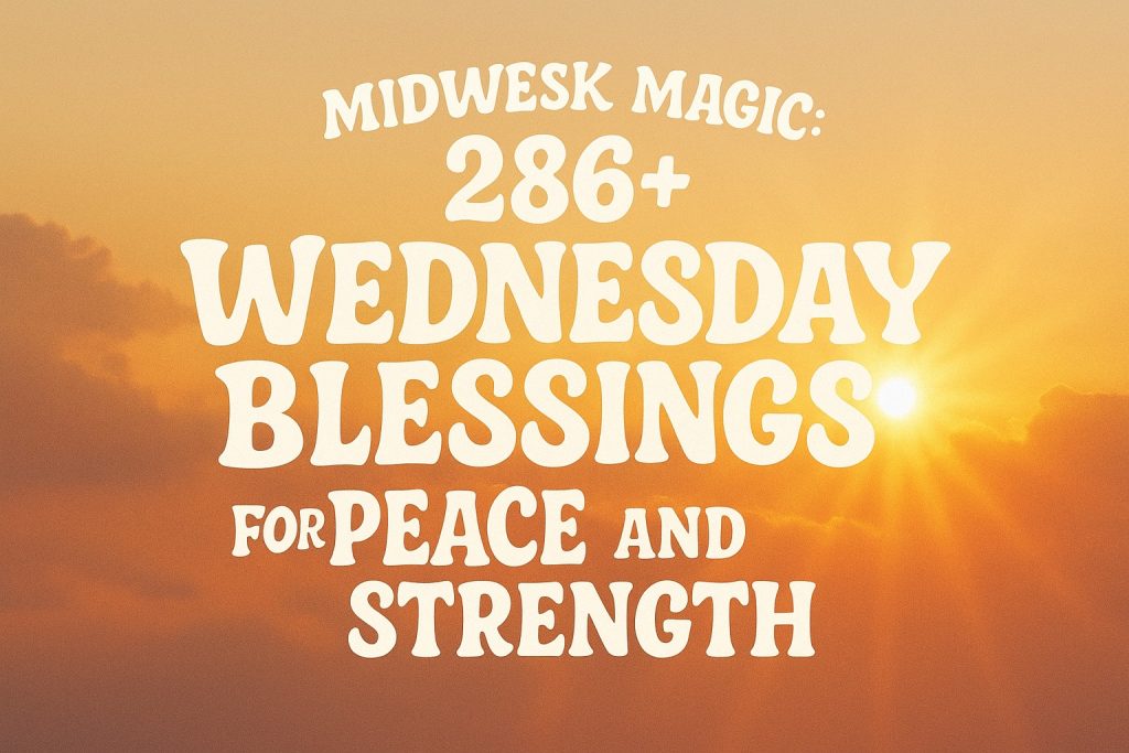 286+ Wednesday Blessings for Peace and Strength