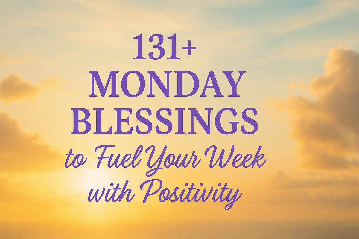 231+ Monday Blessings to Fuel Your Week with Positivity - Dynamic Diaries