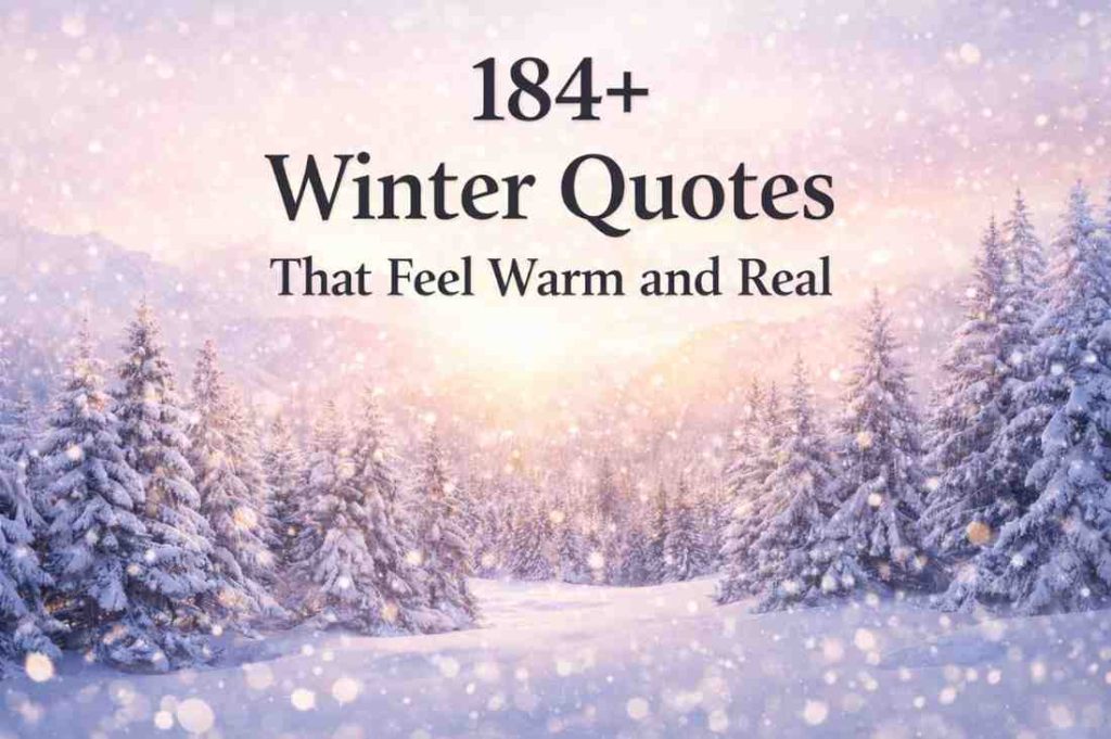 184+ Winter Quotes That Feel Warm and Real