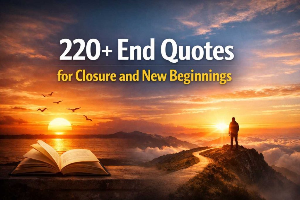 220+ End Quotes for Closure and New Beginnings