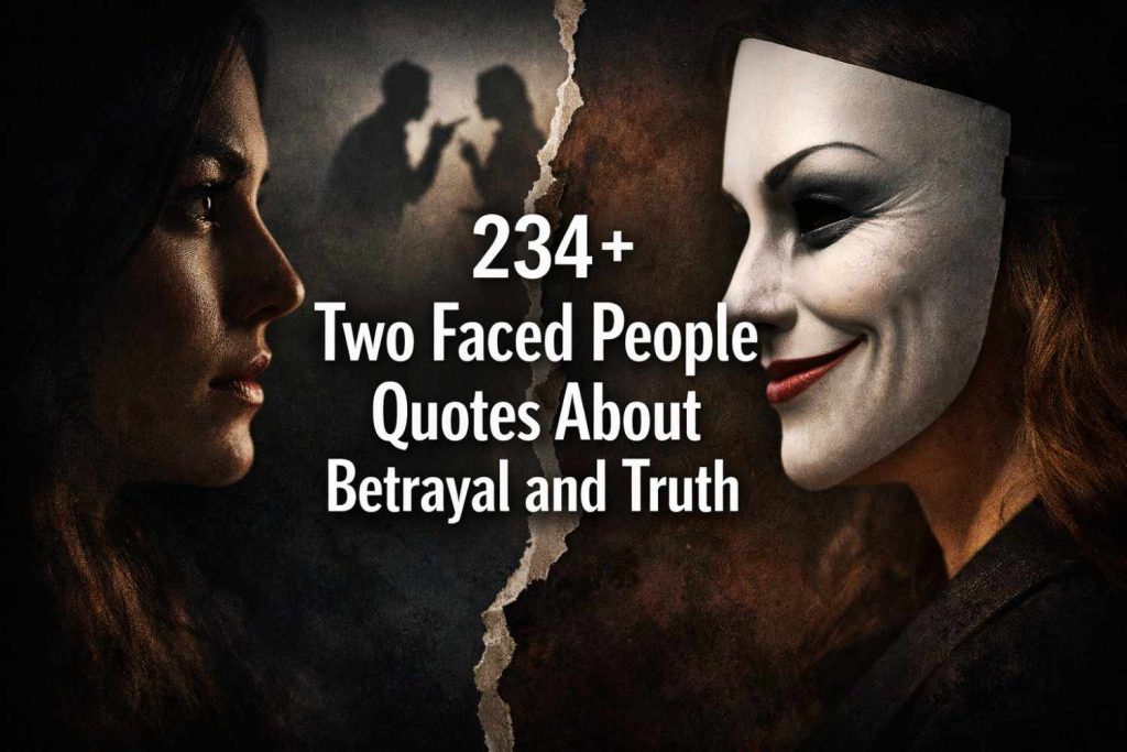 234+ Two Faced People Quotes About Betrayal and Truth