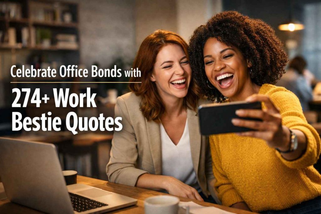 Celebrate Office Bonds with 274+ Work Bestie Quotes
